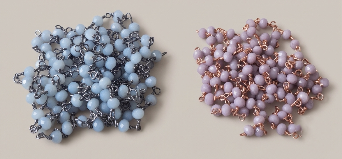 Handmade locket — Beads & charms, sorted